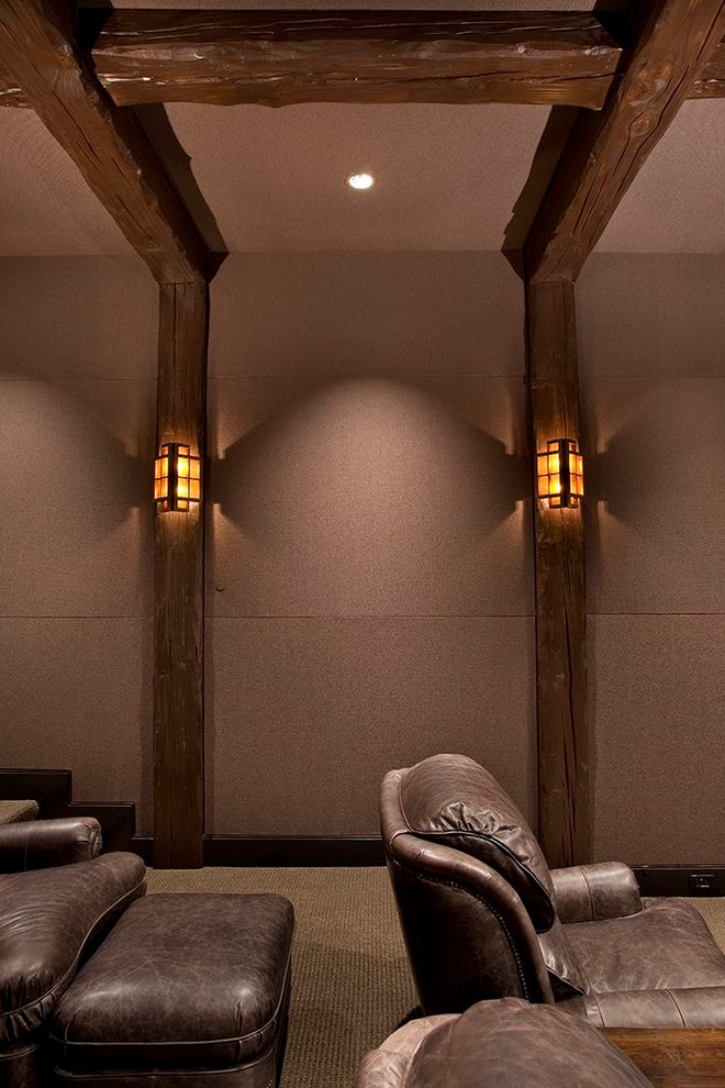 Home Theater Traditional Home Theater San Francisco by Wall