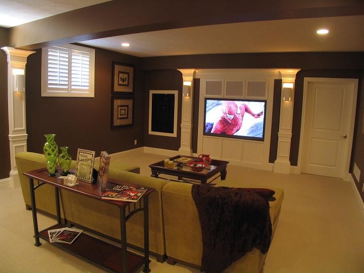 Home Theaters Traditional Home Theater Indianapolis by DB Klain