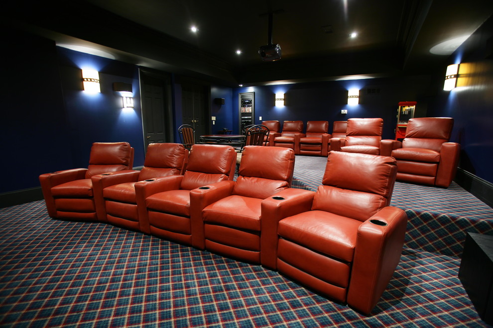 Home Theaters Traditional Home Theater Atlanta by Digital