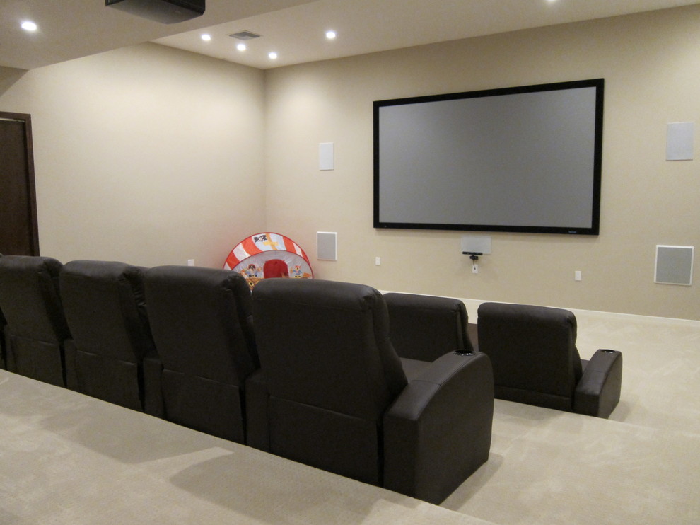 Home Theaters With Stretched Fabric Acoustic Wall Finishing Modern   Home Theaters With Stretched Fabric Acoustic Wall Finishing Fabricmate Wall Finishing Solutions Img~605154ac06311cf3 9 1401 1 580e0b9 