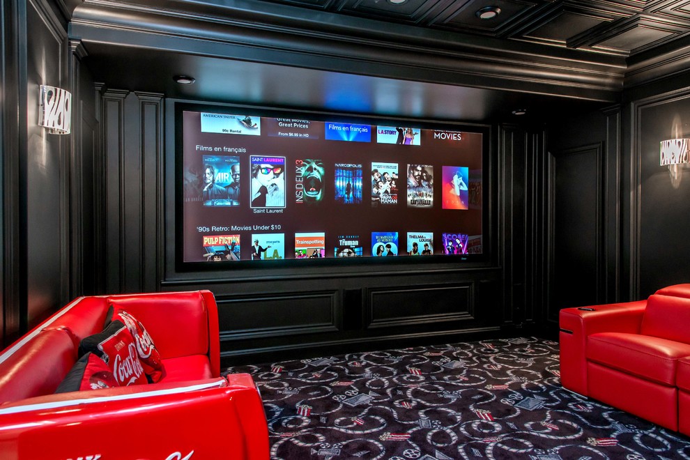 Home Theatre - Contemporary - Home Theater - Montreal - by Wynand
