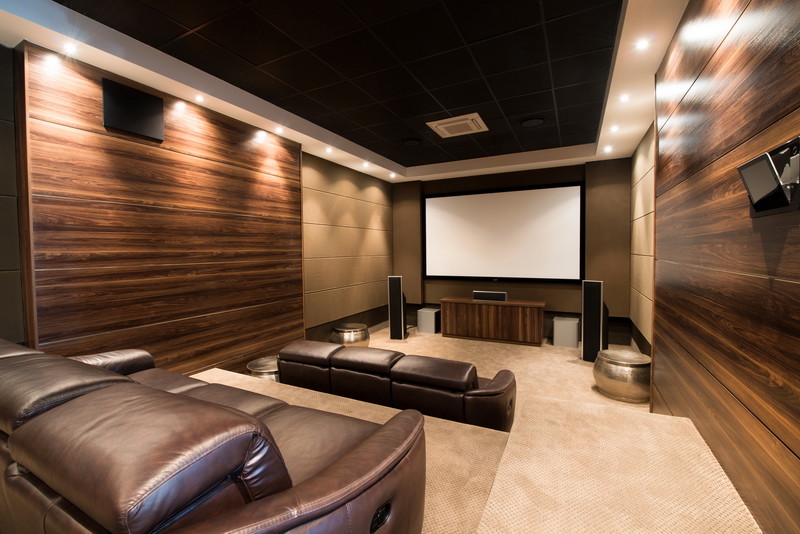 House Leshaba by Marco Zietsman Architects - Modern - Home Theater - Other  - by Malan Kotze Photography | Houzz