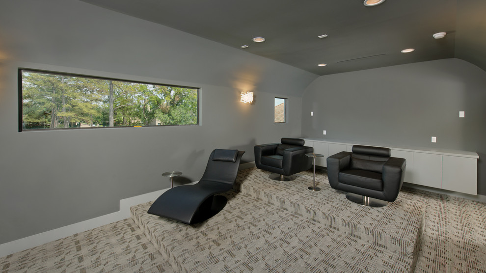 Houston Modern Home Tour Modern Home Theater Houston by Cantoni Houston Houzz