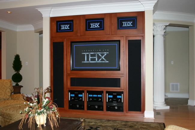 Home theater - home theater idea in Charlotte