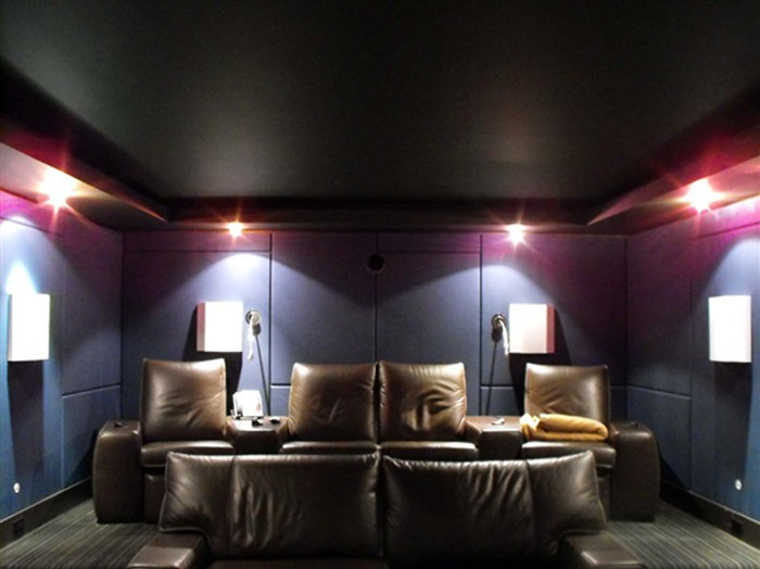 Photo of a home cinema in Toronto.