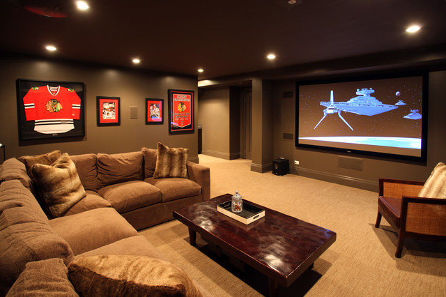25 Amazing Theater Room Ideas for Your Home - Opple House - Contemporary Apartment Renovation For Home Theaters