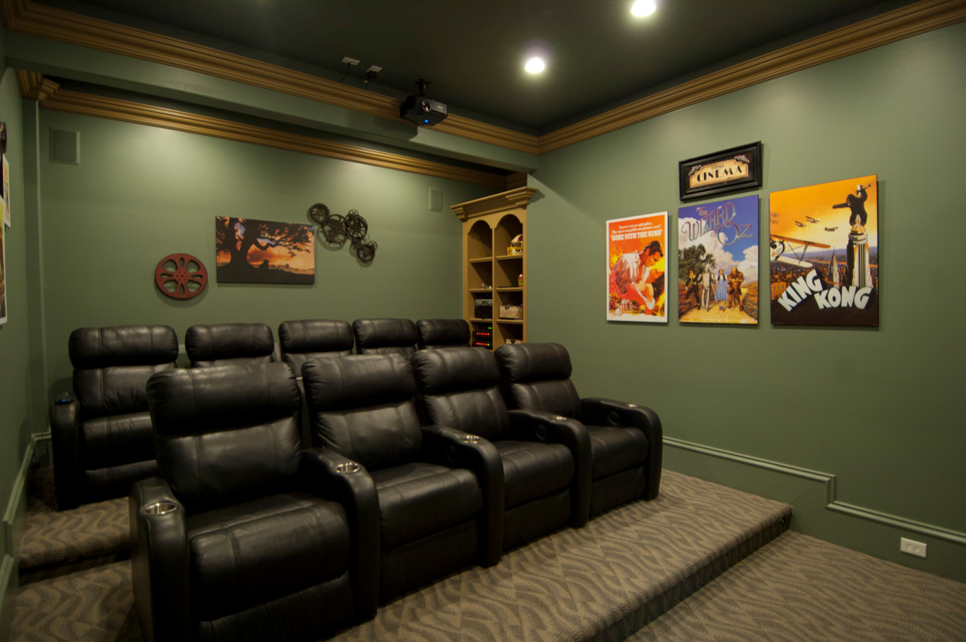 Home Theater Decor Movie Reel And Film Metal Wall Art  Home theater decor,  Movie theater decor, Theater room decor