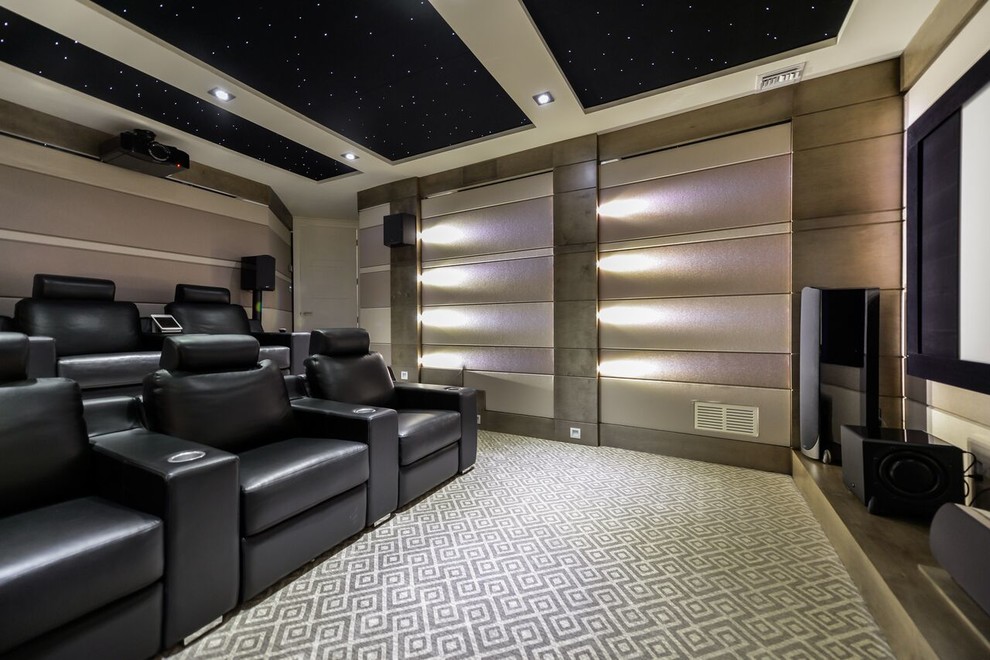 Leroux - Transitional - Home Theater - Edmonton - by 1685 Kitchen