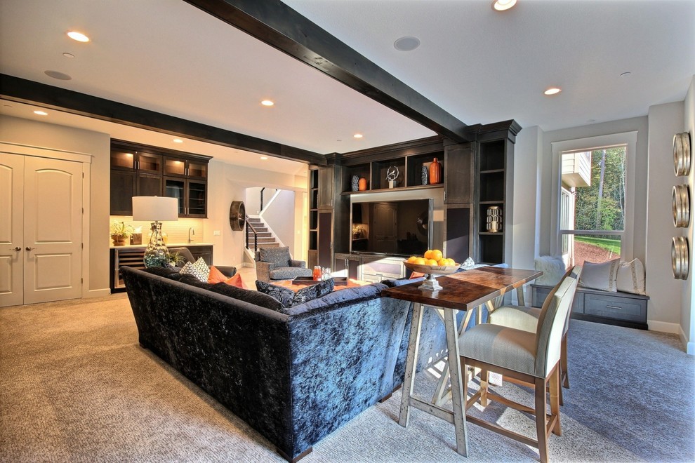 Living/Theater Room - The Ascension - Super Ranch on Acreage ...
