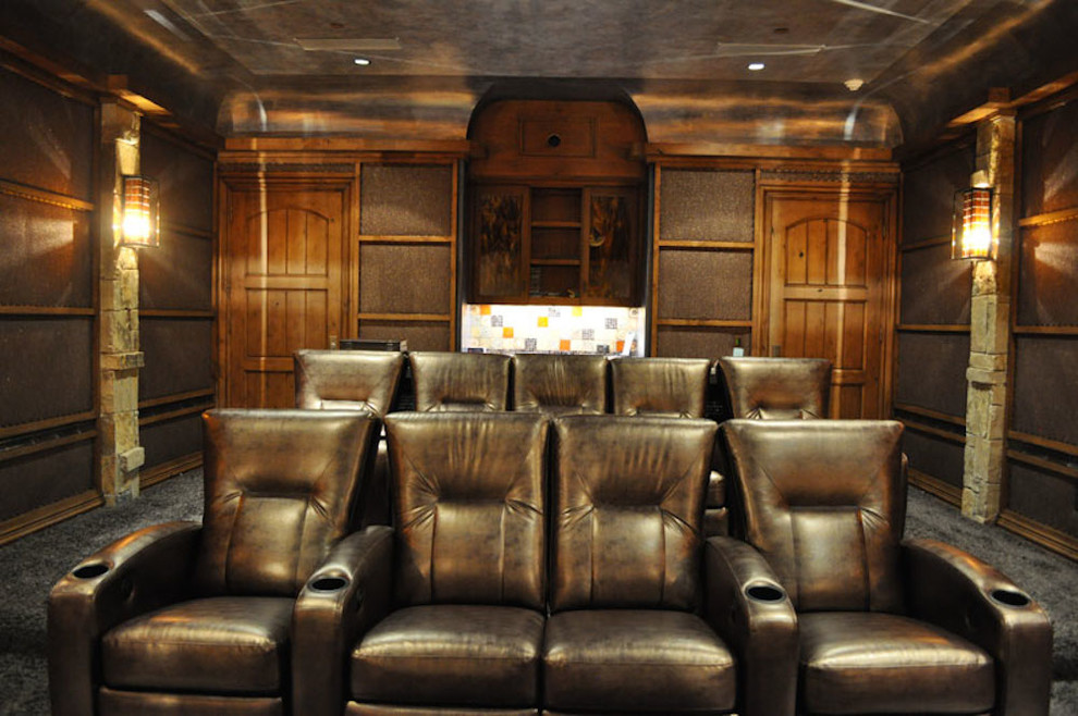 Luxury Home Theater Traditional Home Theater Dallas by Smart