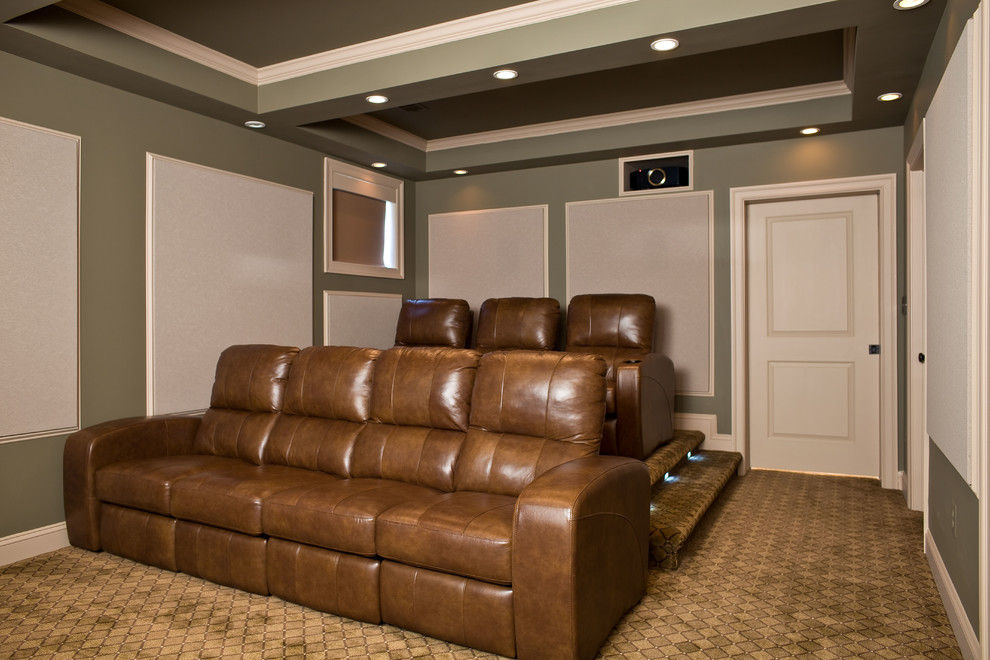 Home theater - traditional home theater idea in DC Metro