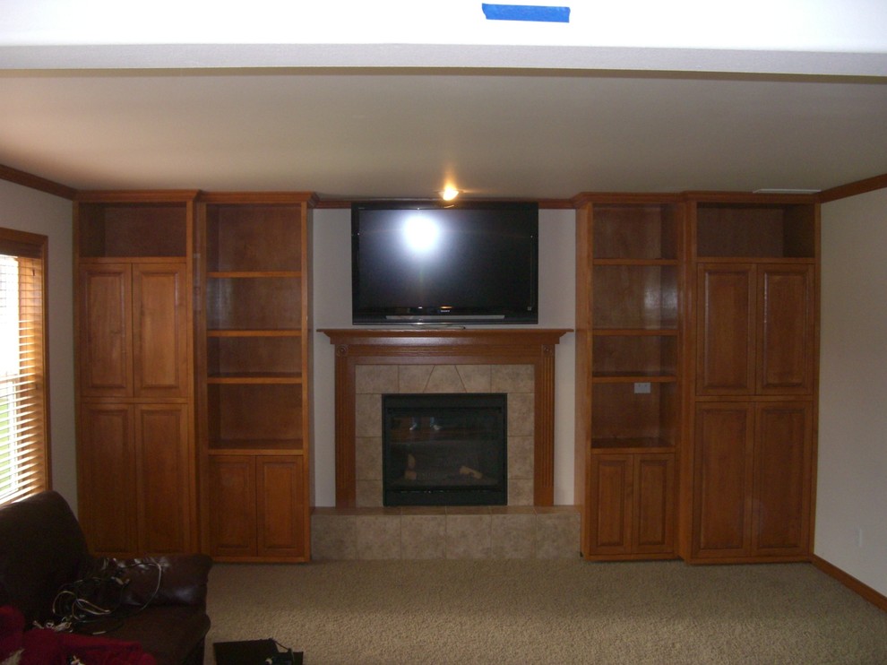 Elegant home theater photo in Seattle