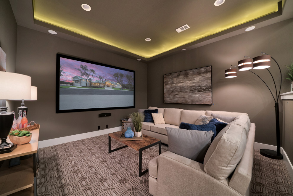 Media/Game Room Ideas Home Theater Austin by Weston Dean Custom Homes Houzz