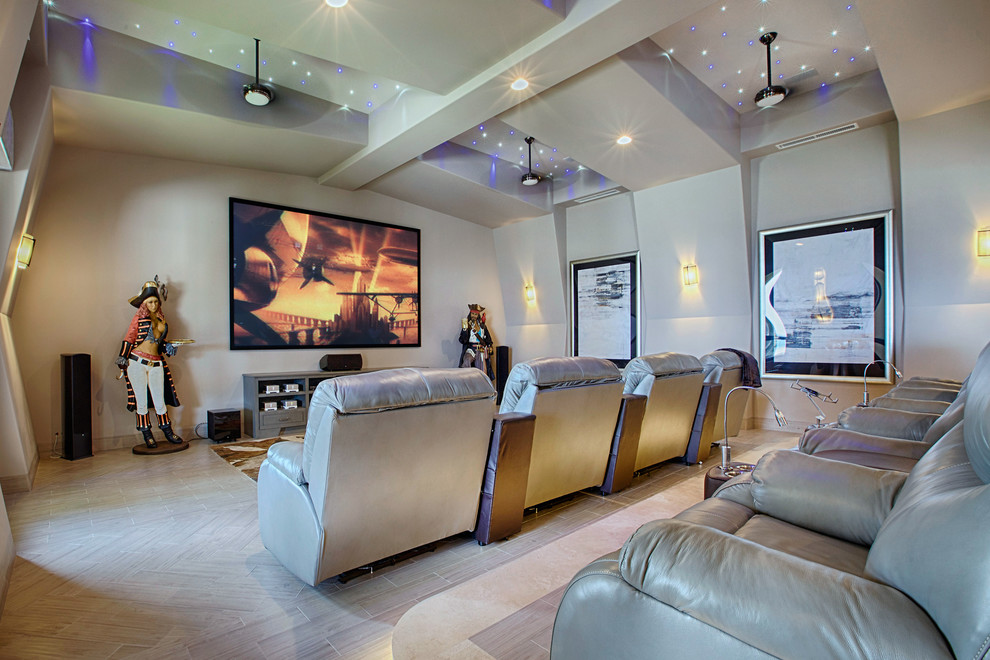MI Isla Contemporary Home Theater Other by Marcor Masters Houzz