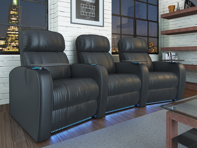 Modern Home Theater - Contemporary - Home Theatre - Miami - by Octane ...