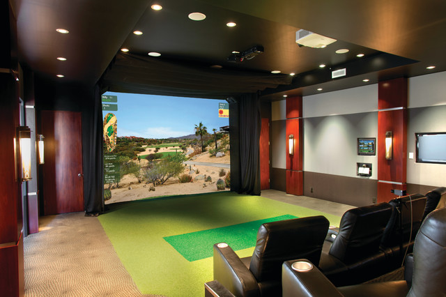 Multi-Purpose Media Room - Traditional 