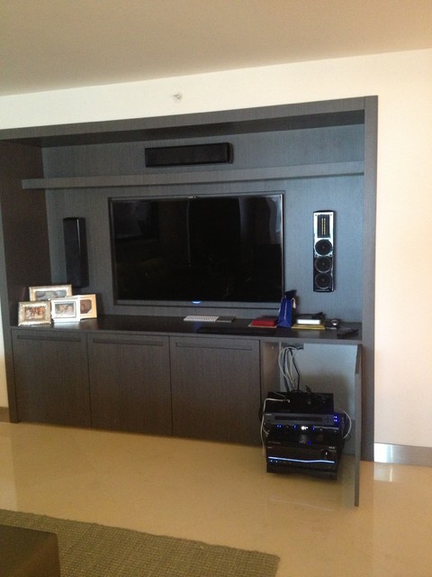 PENINSULA AT WILLIAMS ISLAND - Modern - Home Theatre - Miami - by ...