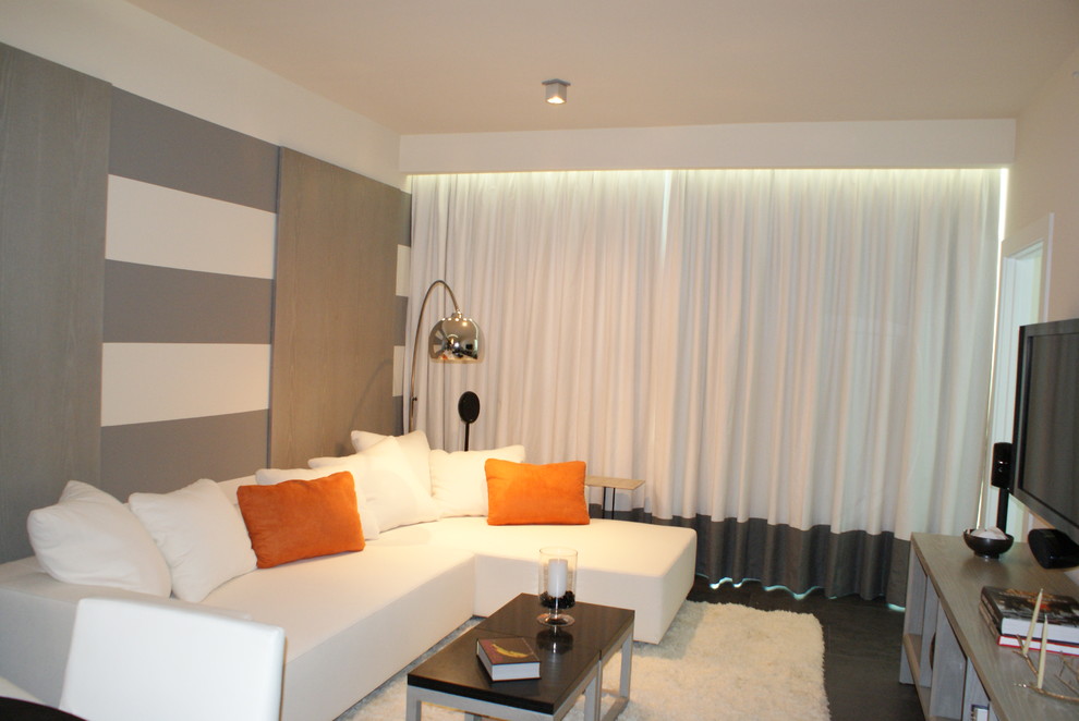 PORTFOLIO II Modern Home Theater Miami by LSA MIAMI WINDOW