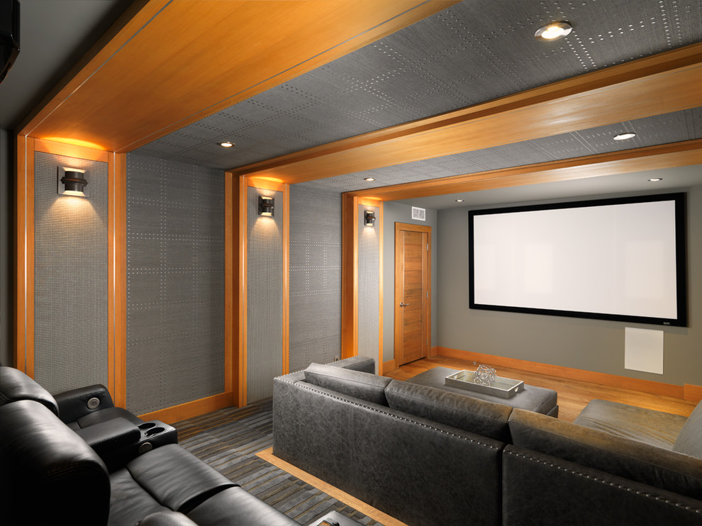 Project of the Year Contemporary Home Theater Vancouver by CHBA Vancouver Island Houzz