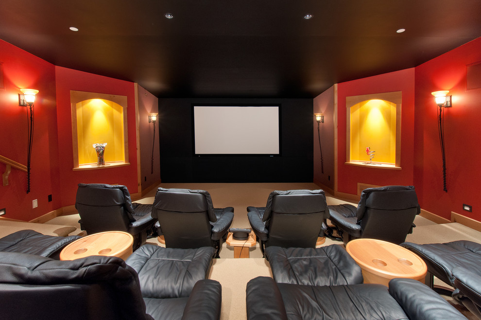 Ispirazione per un home theatre classico