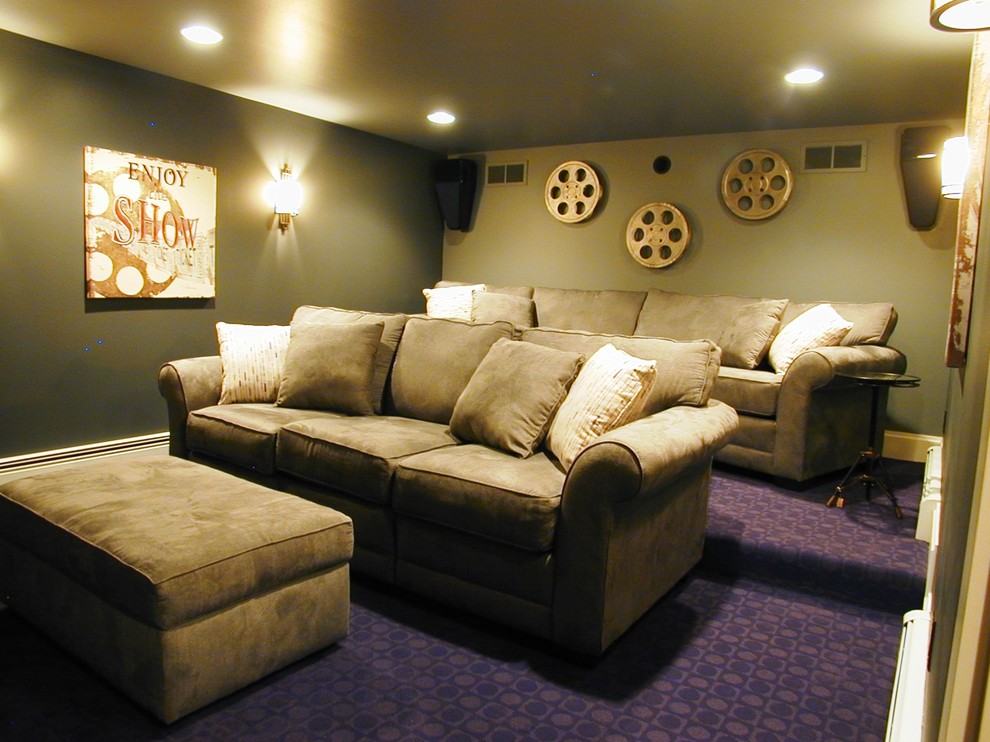 Photo of a classic home cinema in Milwaukee.
