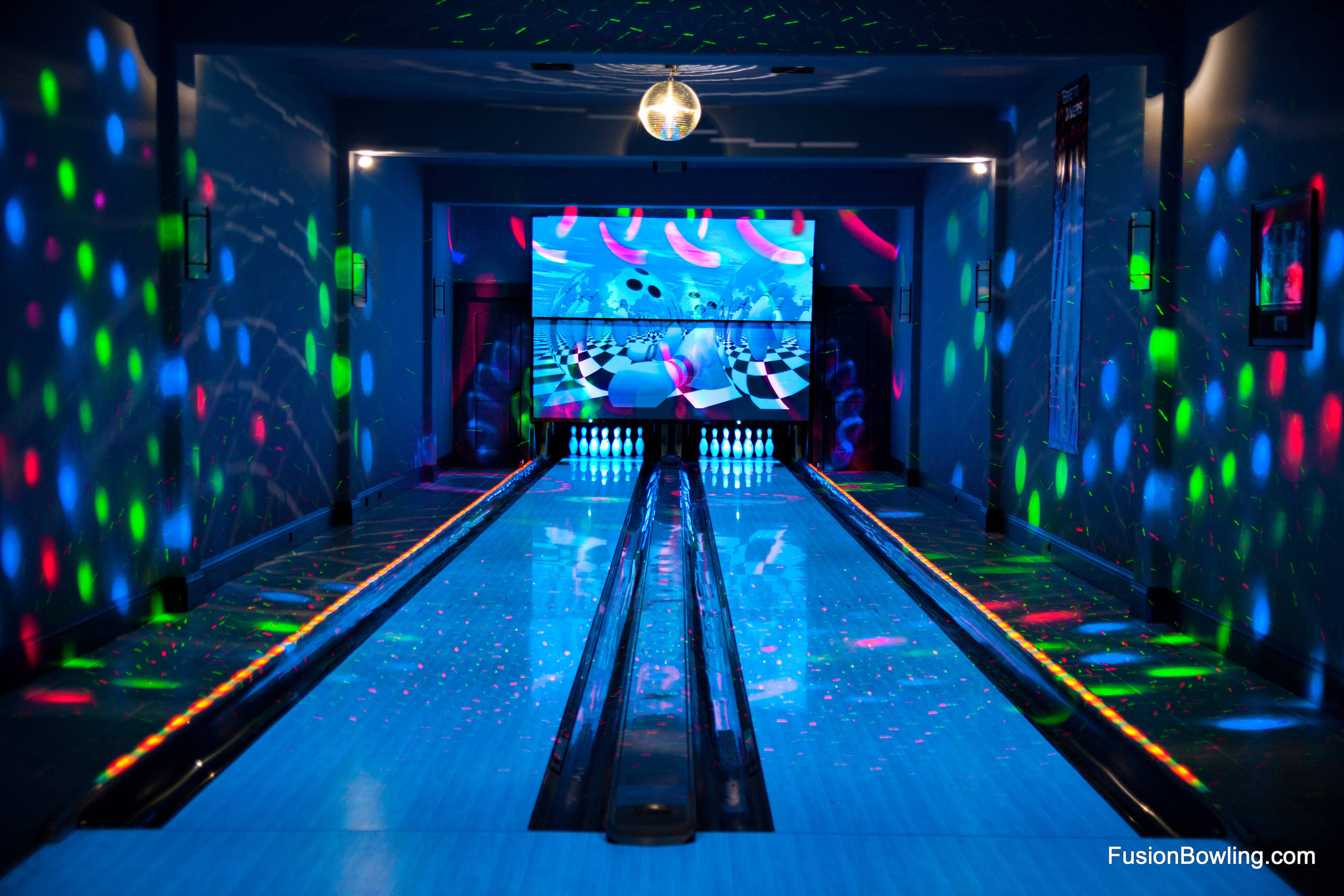 Residential Bowling Alley Lanes for Philadelphia Phillies Baseball Player's  Home - Modern - Home Theater - Jacksonville - by Fusion Bowling | Houzz