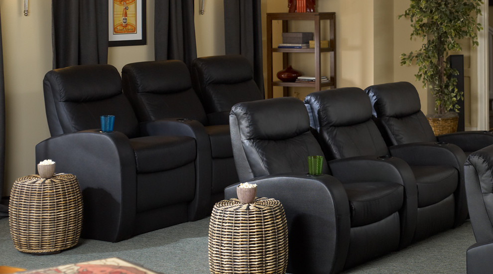 Rialto Back Row Home Theater Orange County by Seatcraft Houzz