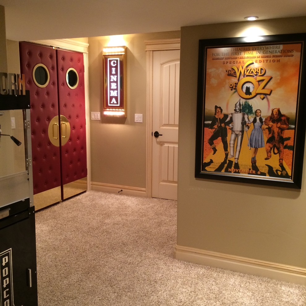 Sage Hollow Theater Traditional Home Theater Salt Lake City by