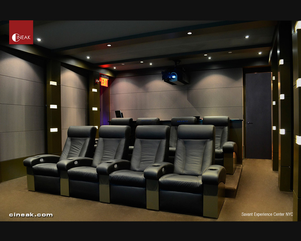 SAVANT Experience Center NYC with Cineak Seats Contemporary Home