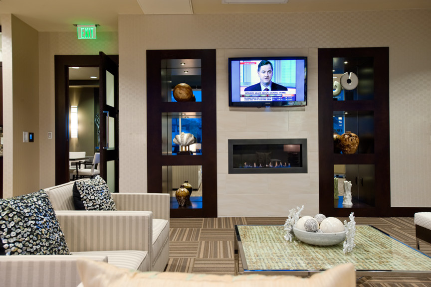 Seasons at Cherry Creek Media Room Contemporary Home Theater