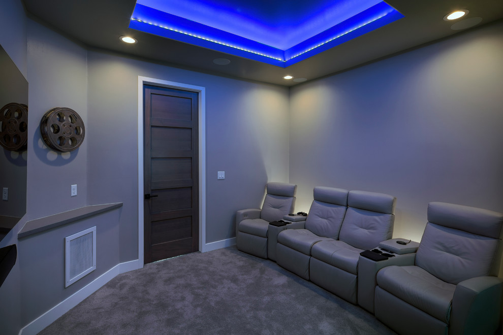 Sleeper Hollow Residencet Contemporary Home Theater Phoenix by