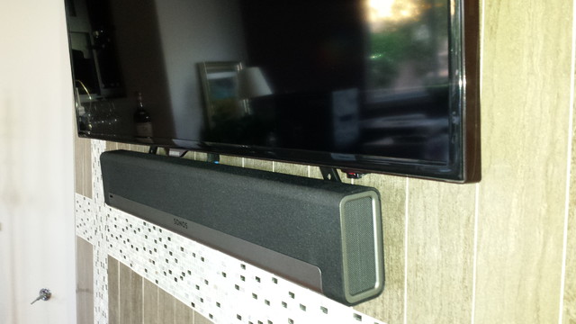 Sonos PLAYBAR surround sound and no wires showing - Contemporary - Home  Theater - San Diego - by Aire Theater Designs | Houzz