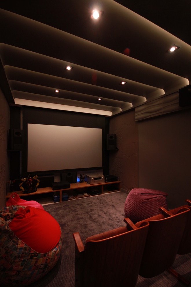 Photo of a home cinema in Hong Kong.
