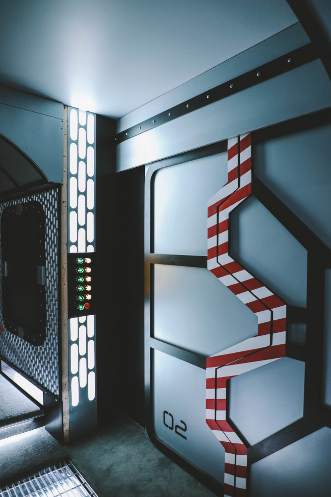 Star Wars Themed Theater Home Cinema New York by Bailey&Harris