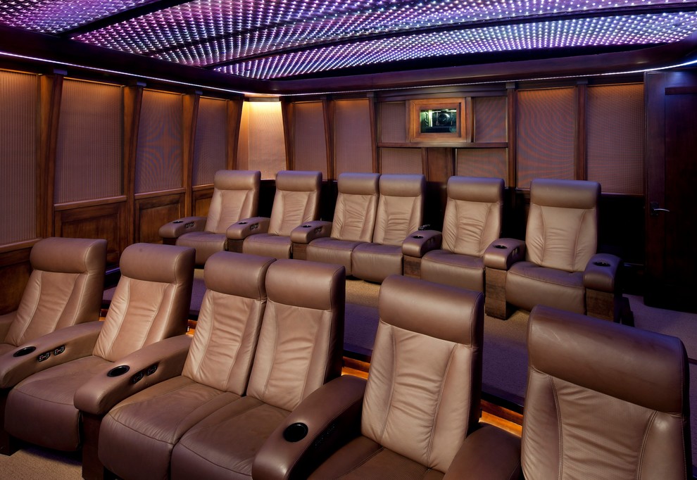 Stephenie Meyer Theater - Modern - Home Theater - Phoenix - by Sundance ...