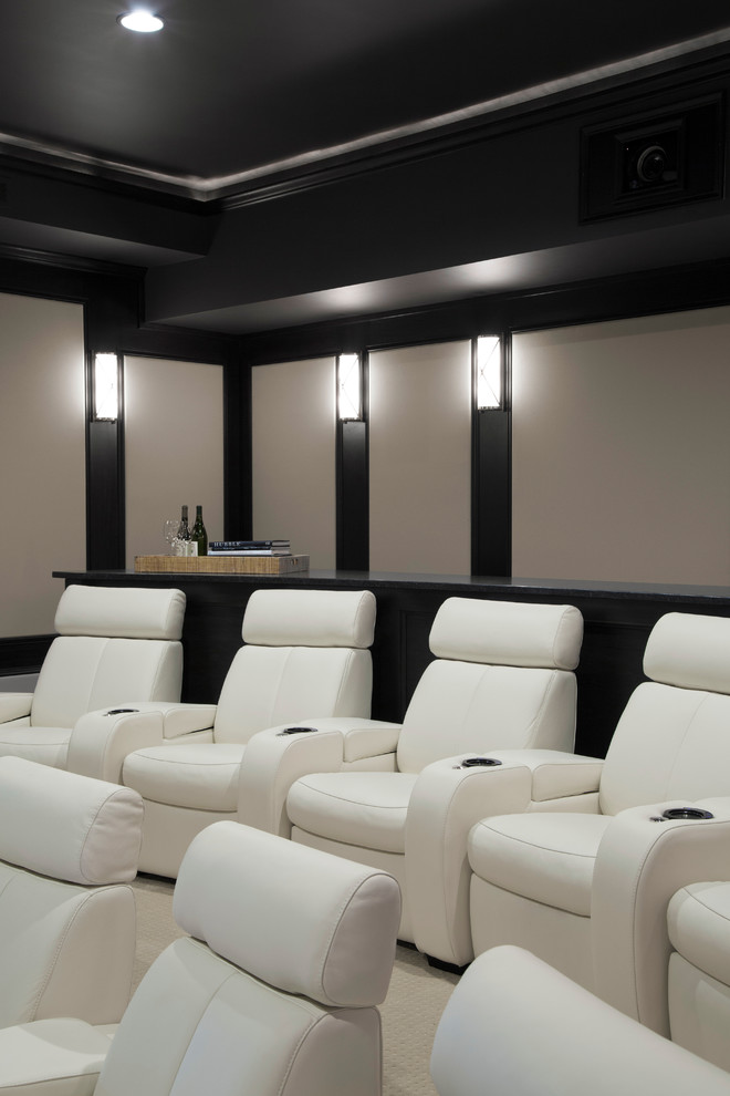 Exemple d'une salle de cinéma moderne.