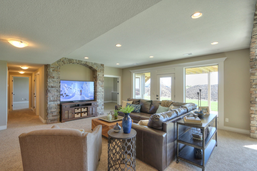 The Annabelle Traditional Home Theater Kansas City by