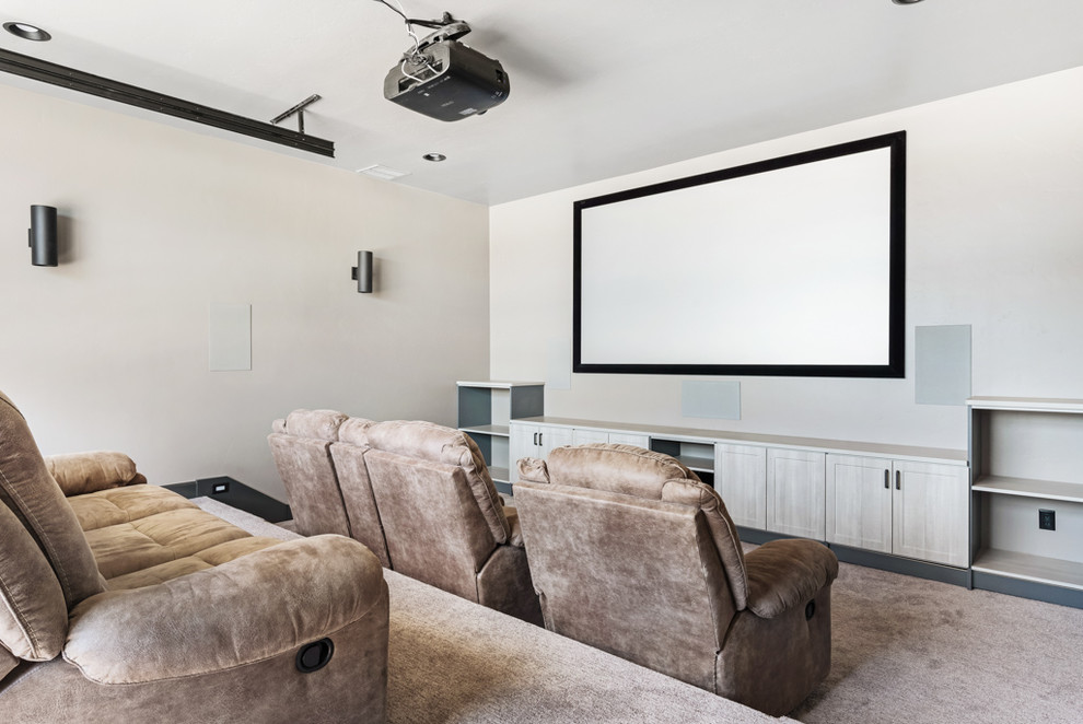 The Farmhouse Farmhouse Home Theater Boise by User Houzz