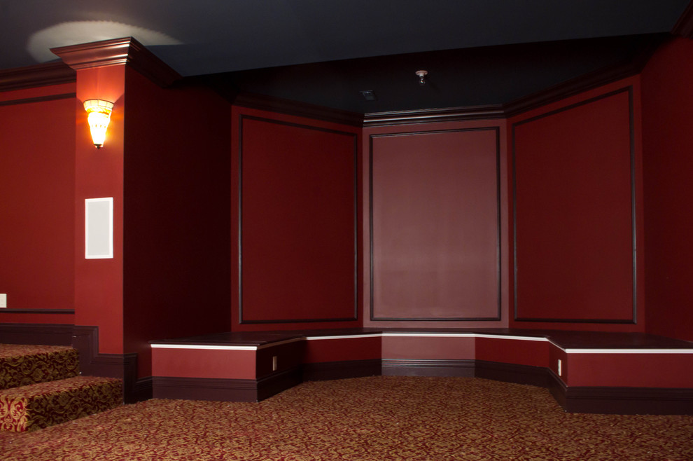 Example of a home theater design in St Louis