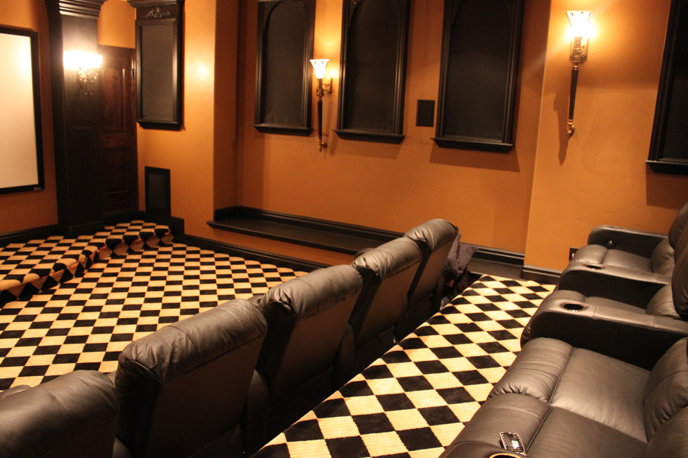 Exemple d'une salle de cinéma méditerranéenne.