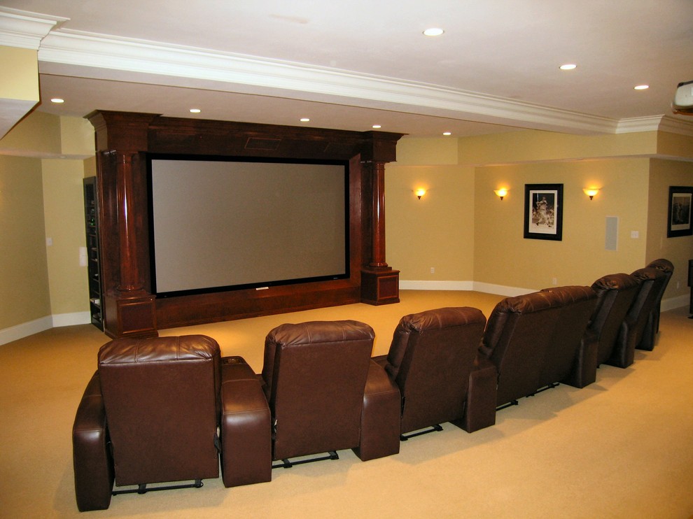Photo of a classic home cinema in St Louis.