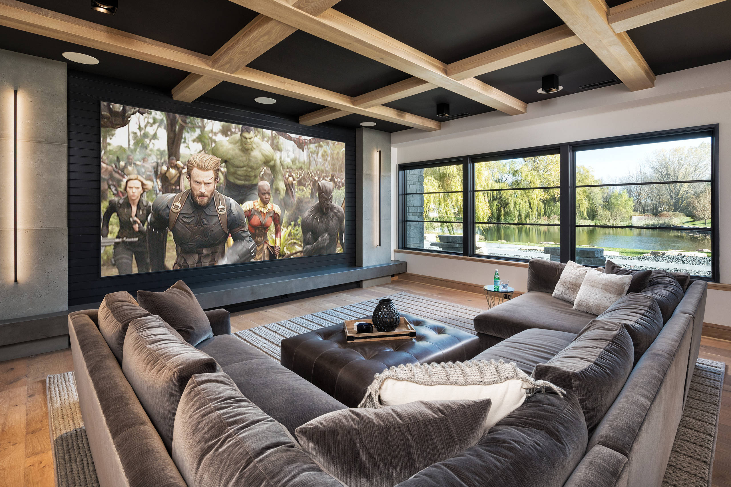 75 Beautiful Large Home Theater Pictures Ideas January 21 Houzz