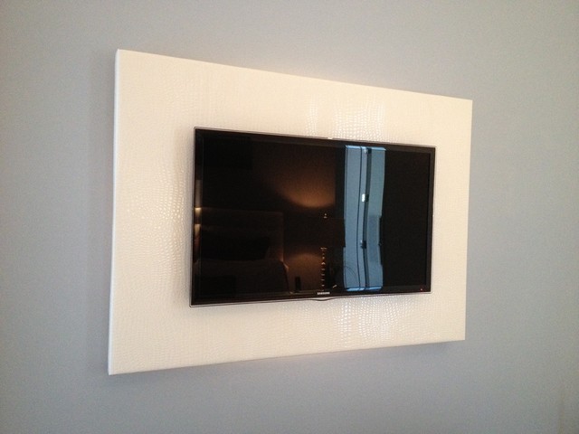 TV Backboards - Modern - Home Cinema - Houston - by Mauricio Nava