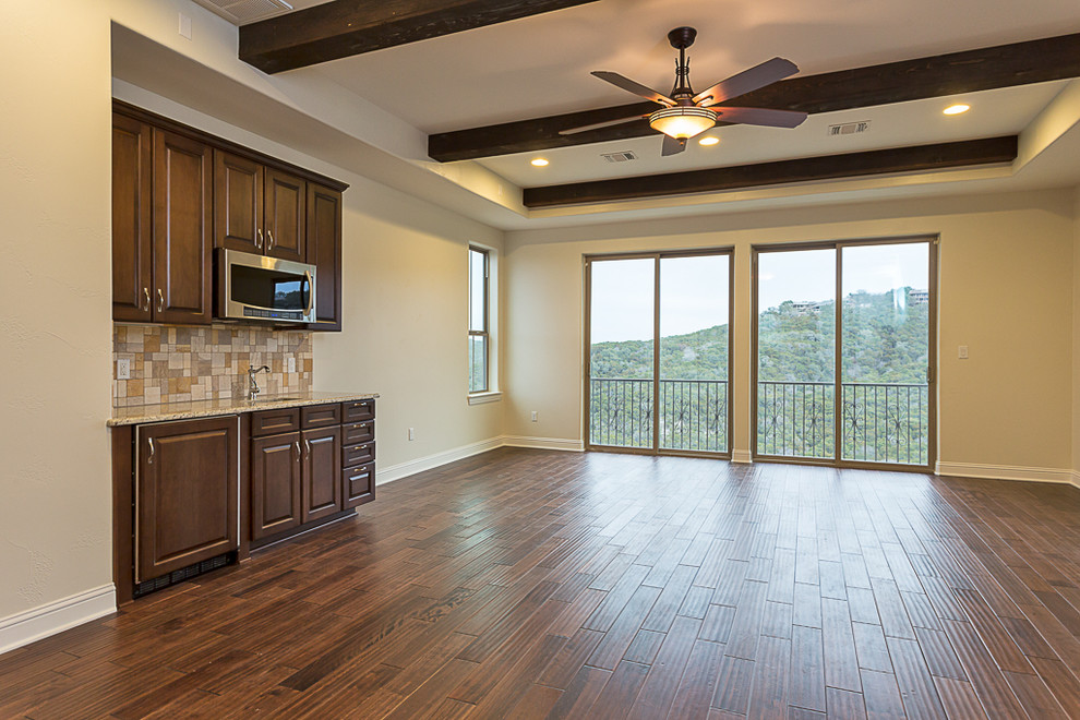 Vista Mountain Drive Mediterranean Home Theater Austin by Lohr