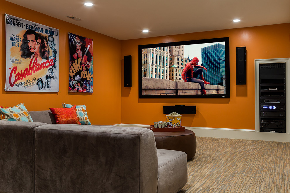 Immagine di un home theatre classico