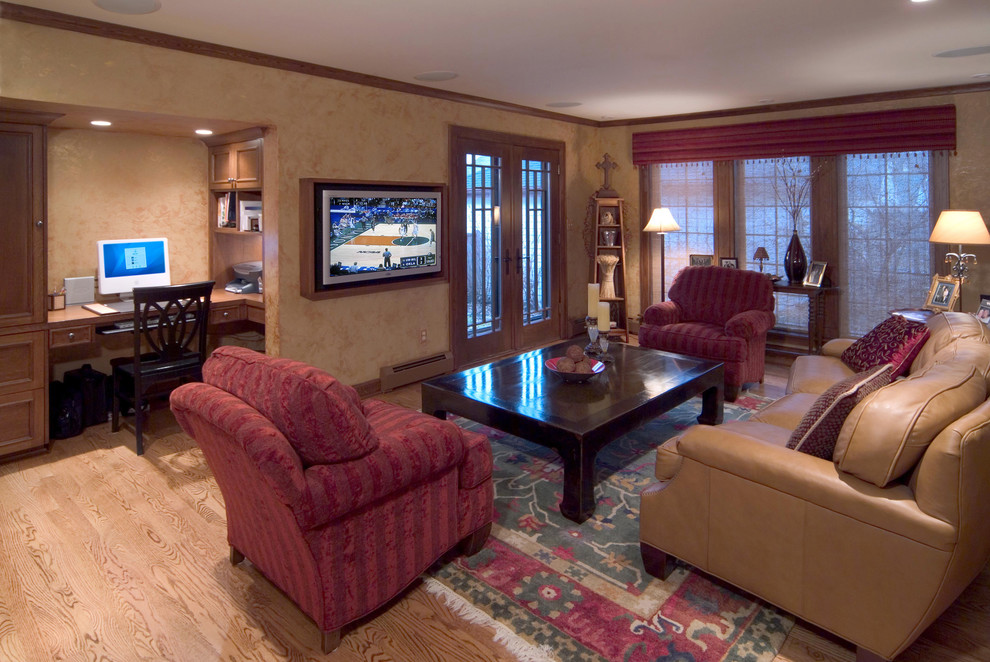 Example of a classic home theater design in Milwaukee