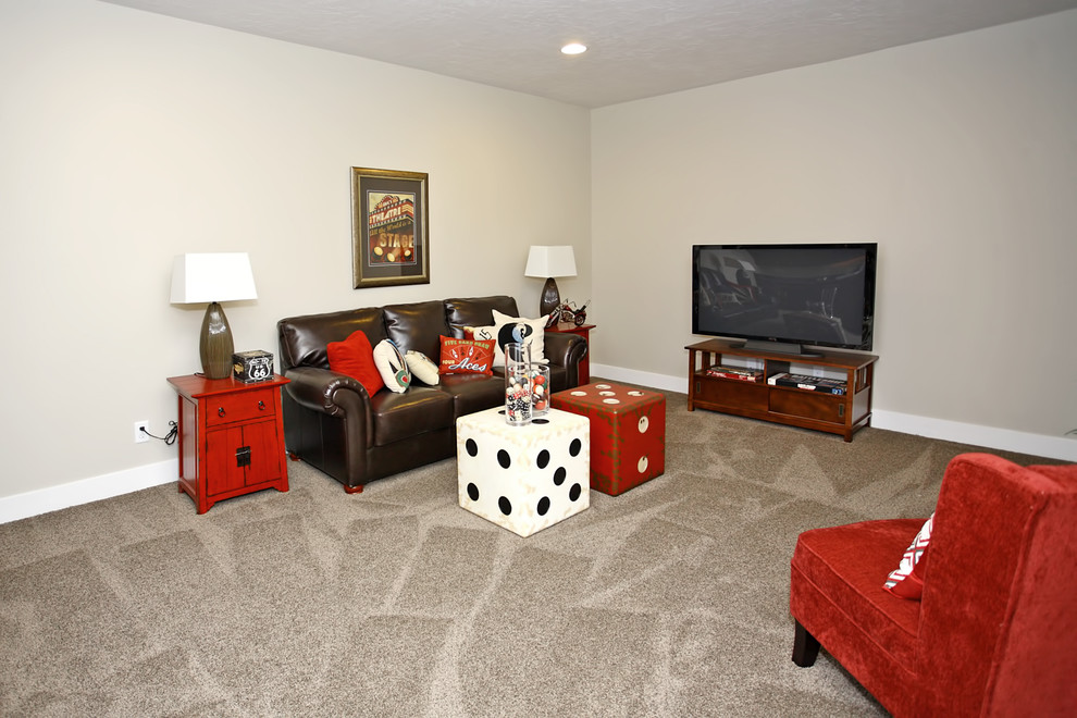Winter Camp Custom Home Contemporary Home Theater Boise by Innovative Custom Homes Houzz