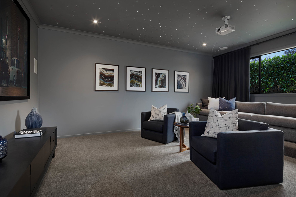 Banyan 31 Contemporary Home Theater Melbourne by ArdenHomes Houzz