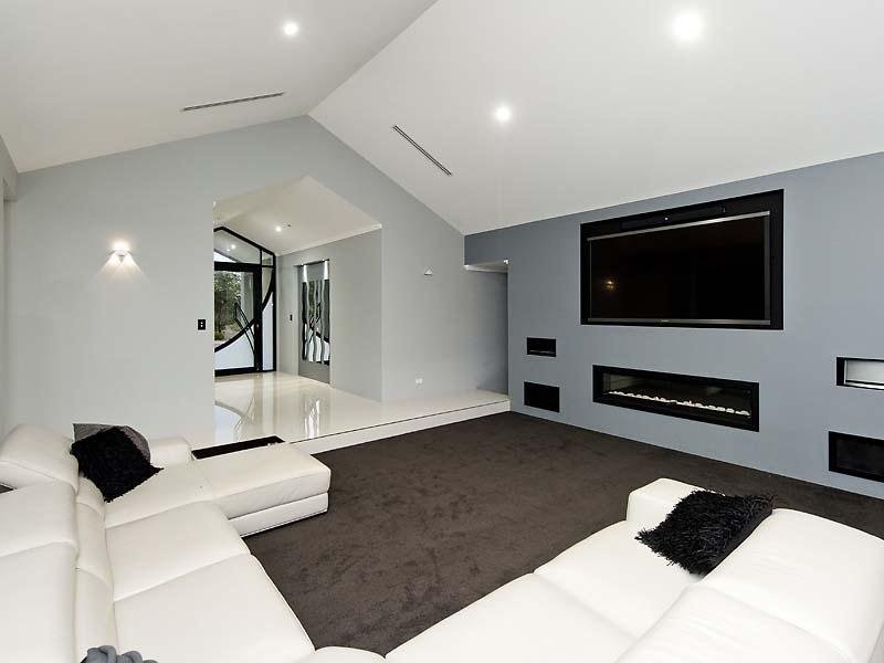 Modern home cinema in Perth.