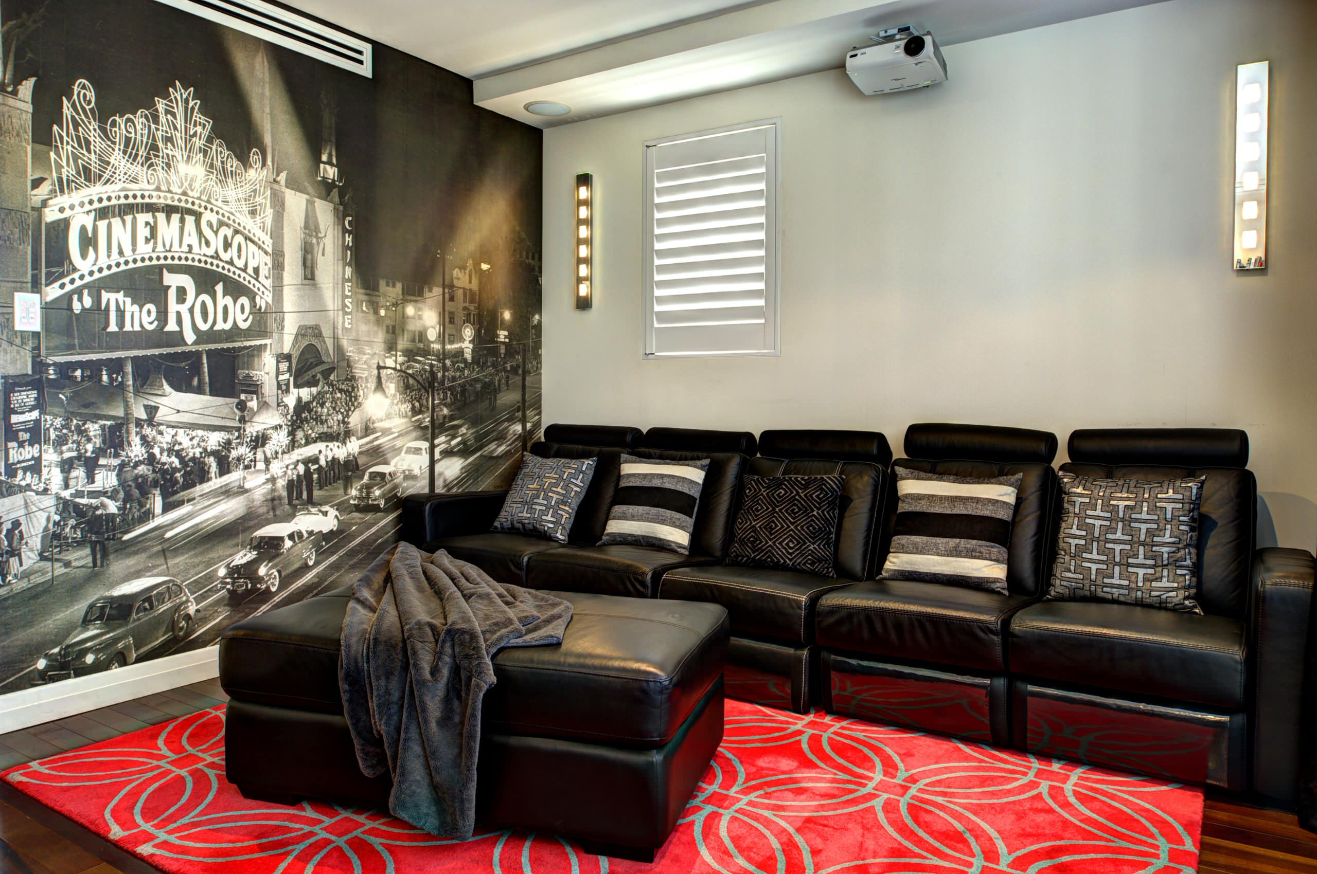 Wallpaper Home Interior Home Theater Ideas Photos Houzz